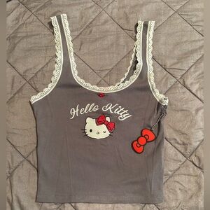 Forever 21 Gray Hello Kitty Tank Top